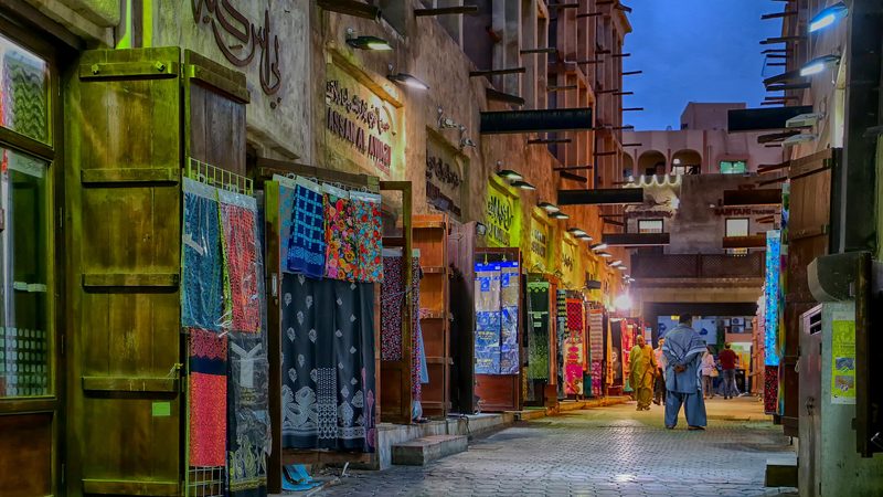 Deira Old Souq in Dubai, where smart initiatives are being employed to preserve it for future generations