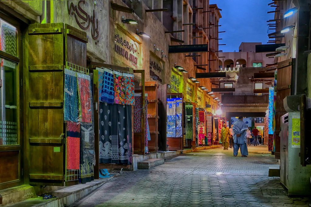 Deira Old Souq in Dubai, where smart initiatives are being employed to preserve it for future generations