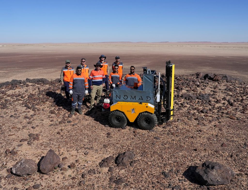 Eurasian Resources Group is testing its Nomad mining robot – based on Mars rover tech – in Saudi Arabia