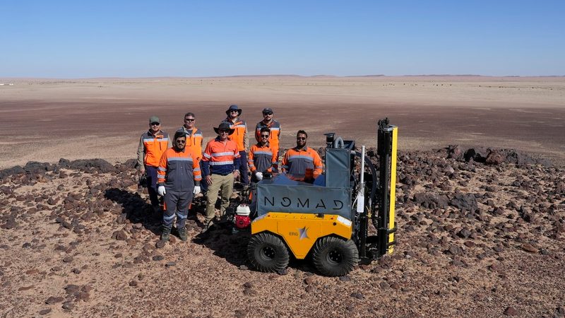 Eurasian Resources Group is testing its Nomad mining robot – based on Mars rover tech – in Saudi Arabia
