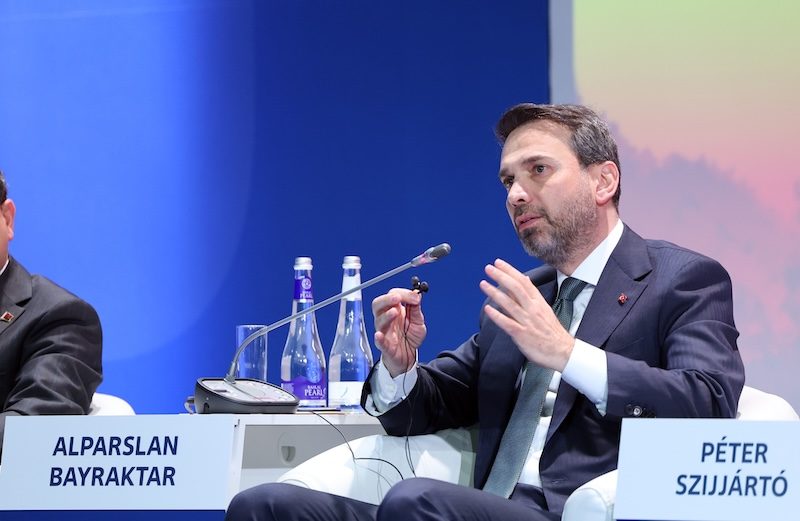Turkey's energy and natural resources minister Alparslan Bayraktar