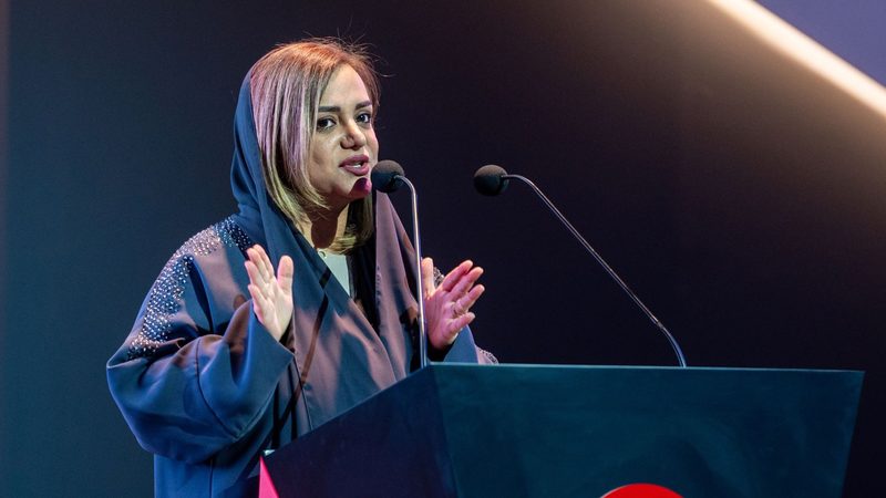Emirati director Nayla Al Khaja. Her film 'Three' is currently being shown in UAE theatres in Mandarin using Camb.ai's AI translation programme