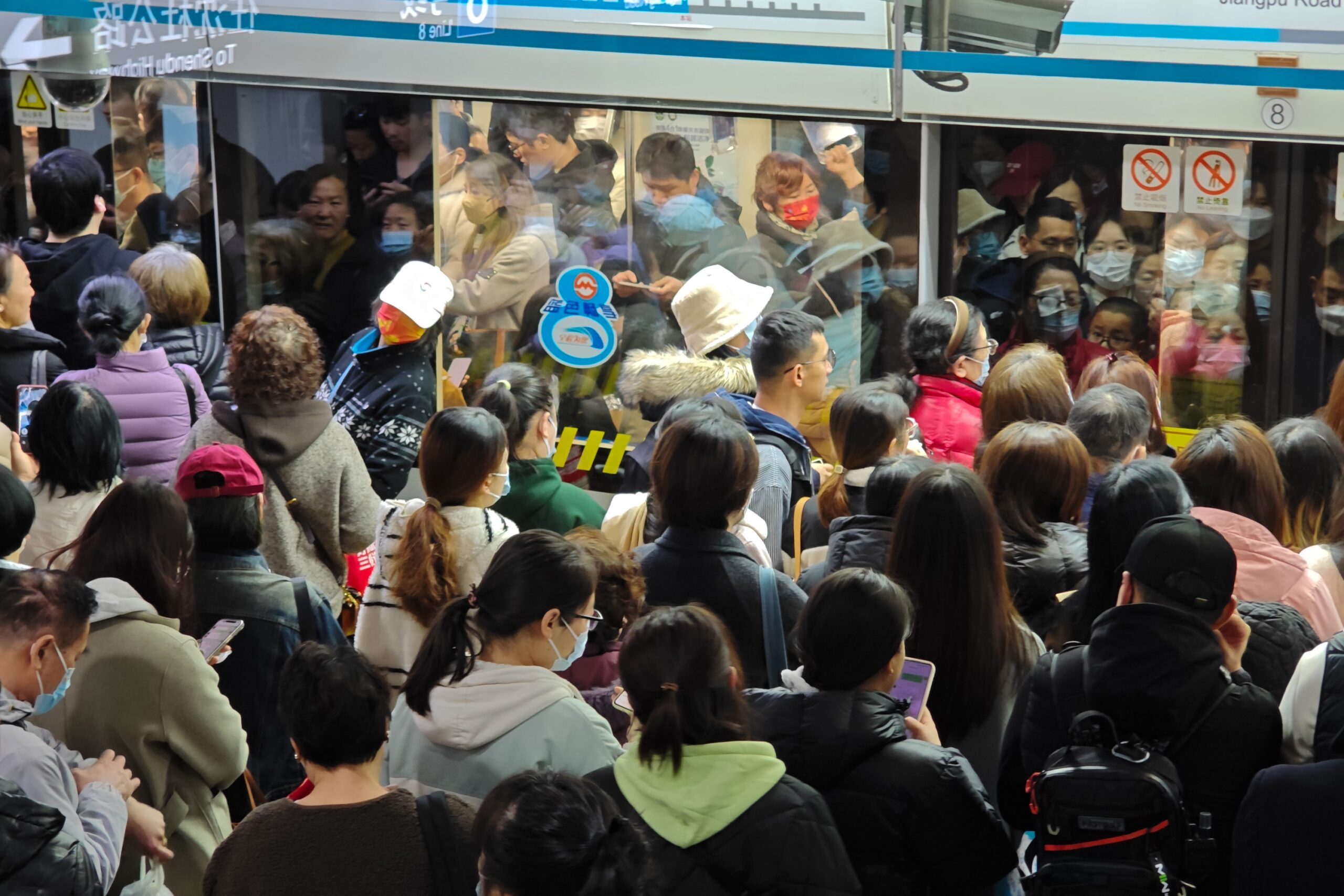 Morning rush hour in Shanghai. The city has long been China’s commercial, mercantile and financial hub