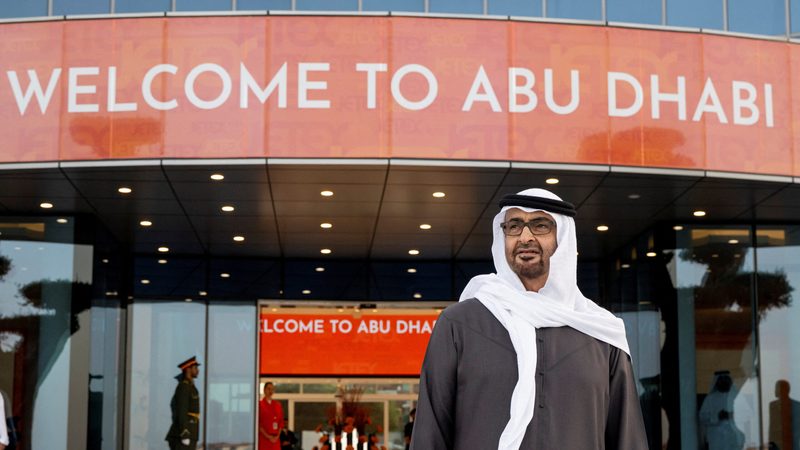 UAE president Sheikh Mohamed bin Zayed Al Nahyan. Abu Dhabi's overall economy showed 3% growth last year compared with 2022