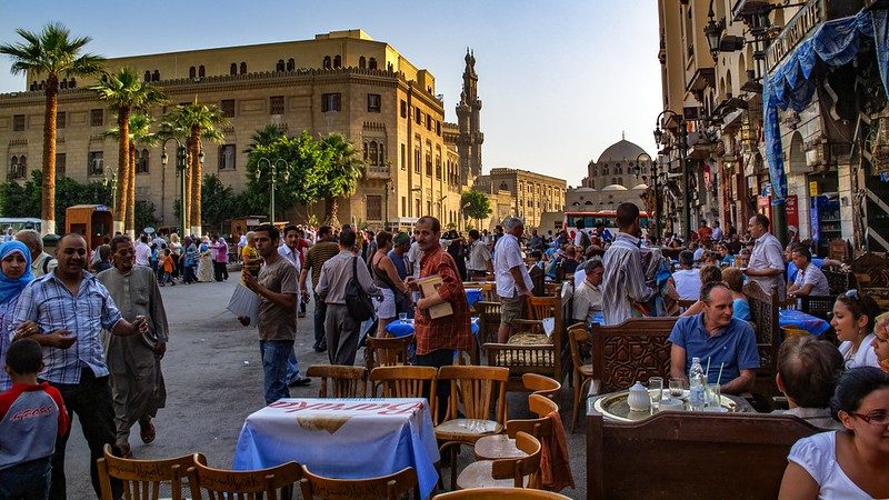 A square in Cairo