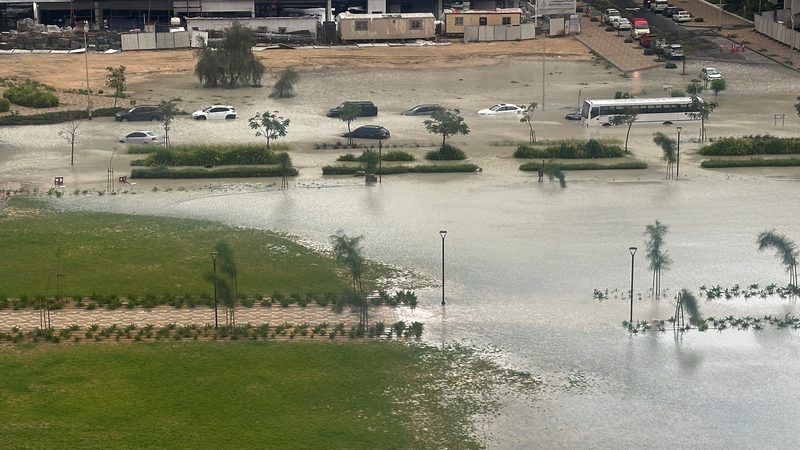 Flood, Water, Car In urban environments rainwater flows over the surface, accumulating pollutants and debris