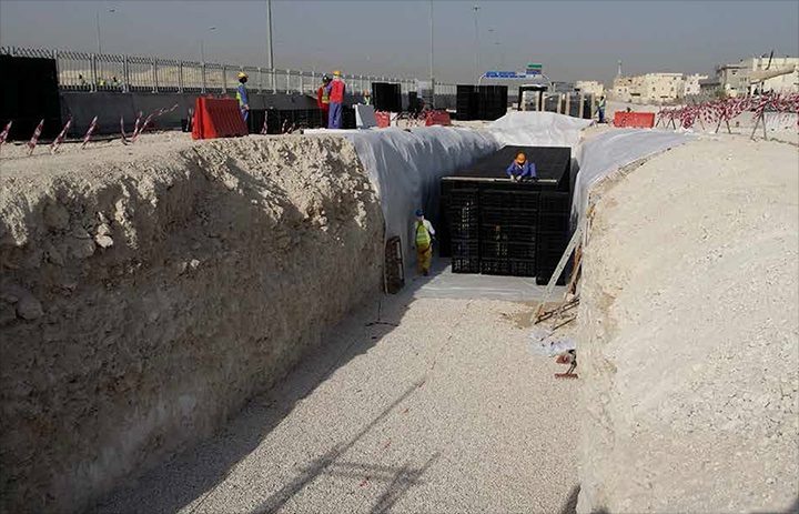 Person, Helmet, Electronics Storm crates being installed at Los Angeles International Airport