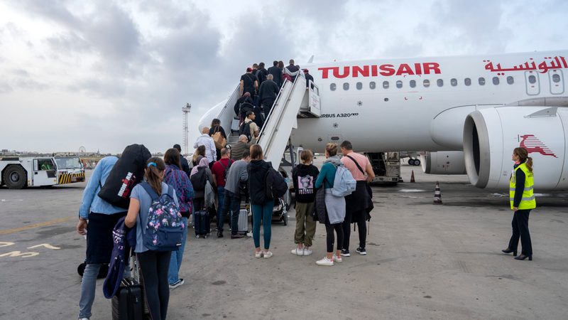 Tunisair passenger numbers were up slightly in the first quarter of 2024