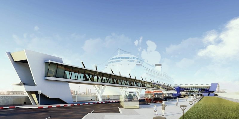 An artist's impression of the new Casablanca cruise terminal to be operated by a consortium led by the UK's GPH