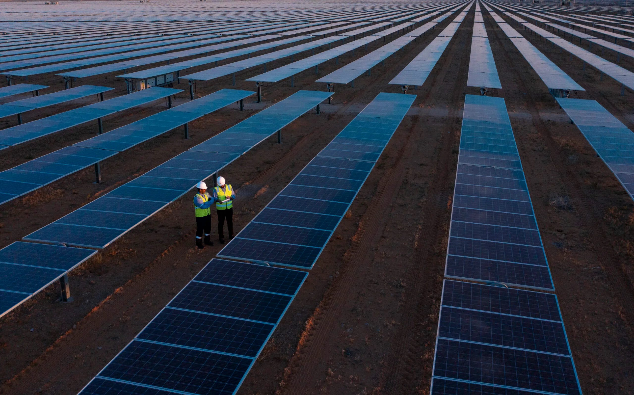 An Acwa Power solar facility in Saudi Arabia. The Bank Of China loan will help finance its solar projects in Uzbekistan