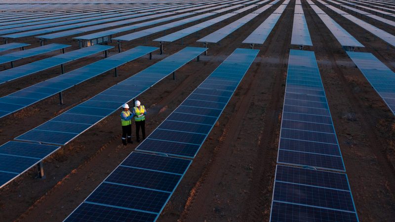 An Acwa Power solar facility in Saudi Arabia. The Bank Of China loan will help finance its solar projects in Uzbekistan