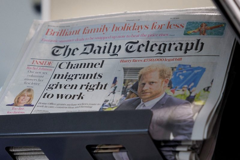 The Daily Telegraph will remain in British hands after the government blocked foreign governments from owning UK newspapers