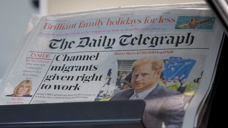 The Daily Telegraph will remain in British hands after the government blocked foreign governments from owning UK newspapers