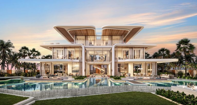 Artist's impression of one of the planned Amali Properties villas on The World