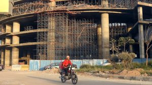 A construction site in Cairo. Egypt received the final tranche of ADQ funding for Ras El Hekma last week