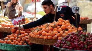 A market in Cairo. The meeting of the central bank’s MPC was its first since Egypt secured $8 billion in financial support from the IMF in March