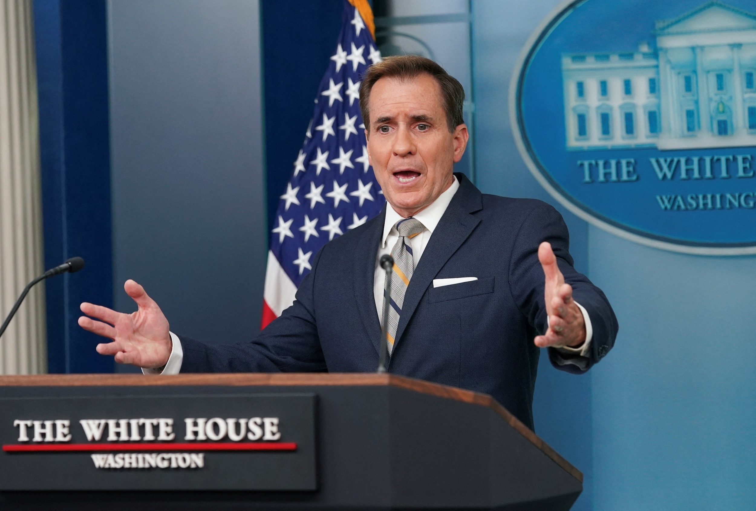 John Kirby, the White House national security communications adviser, said Saudi Arabia and the US were 'closer than we’ve ever been' to a deal