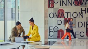 Offices need to offer flexibility, with a variety of spaces to allow for both collaboration and private conversations