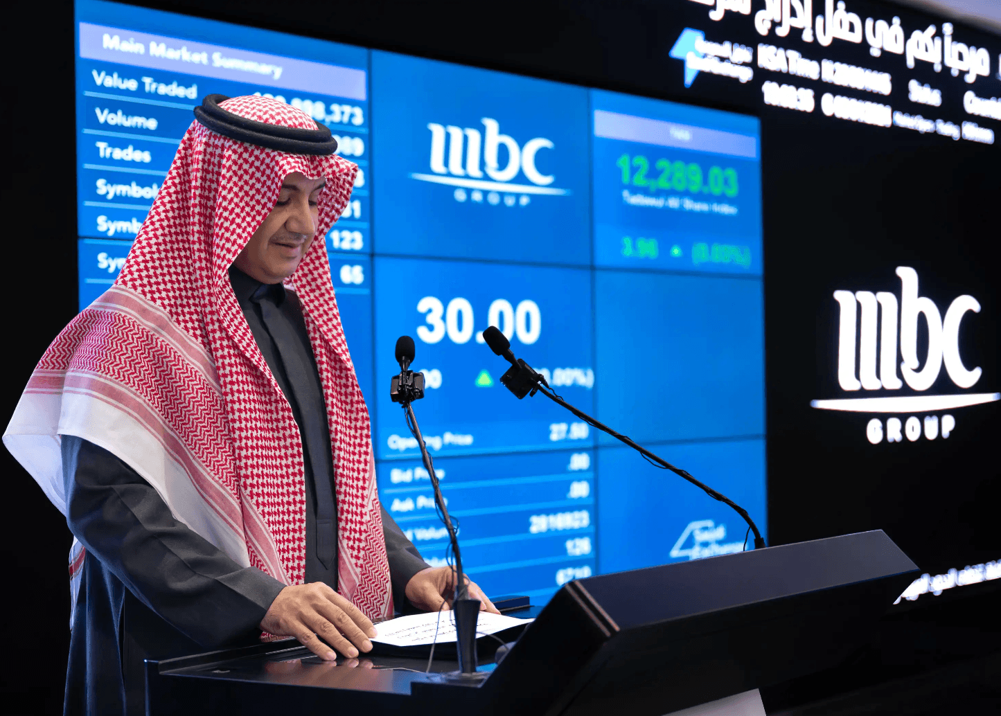 Waleed bin Ibrahim Al Ibrahim, CEO of MBC Group, which raised $222 million with its IPO