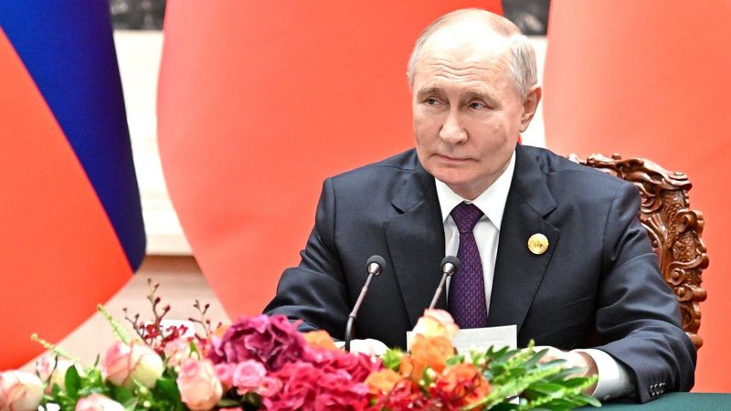 Much of Russia's oil is exported to China, where President Putin was welcomed by President Xi Jinping earlier this month