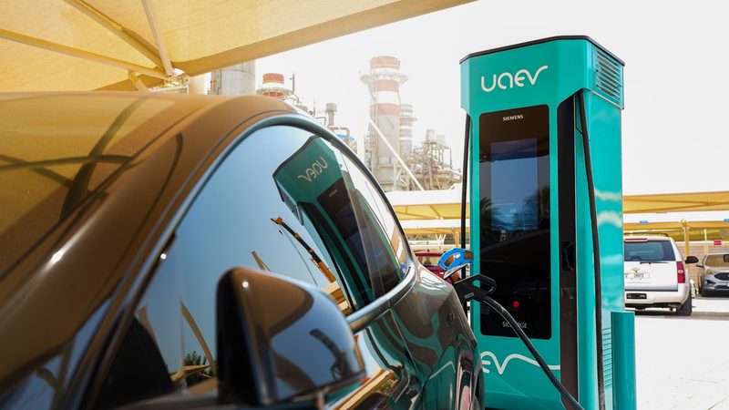 EV charger network UAE