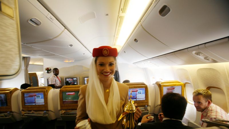Airlines profits coffee Emirates