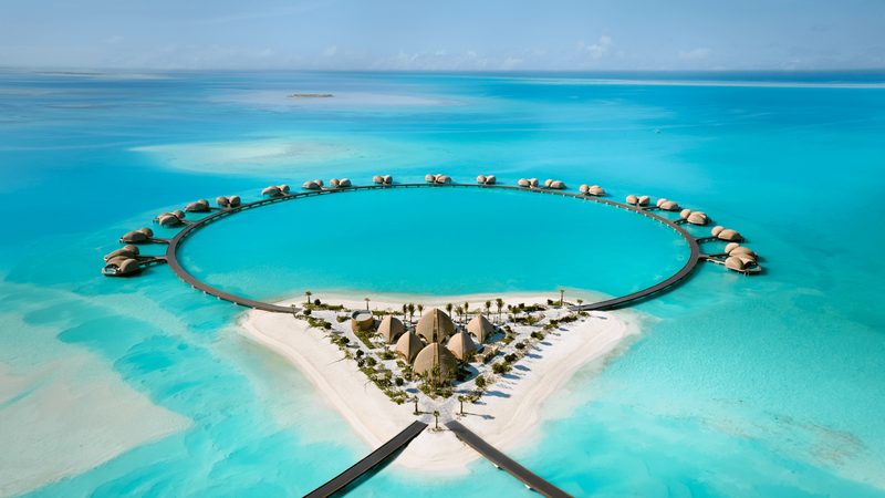 Nujuma, operated by Ritz Carlton, is the third Red Sea Global resort to open to visitors