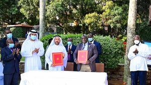 Construction of Uganda's new airport will start in August, said Abdallah Sultan Al Owais, chairman of the Sharjah Chamber