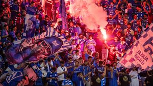Fans of Saudi team Al Hilal at King Fahd International Stadium in Riyadh. Will Mena football clubs be as enthusiastic about the Club World Cup?