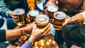 The hacks and flacks ensured the conversation flowed freely into the late hours at Dubai's Bahri Bar