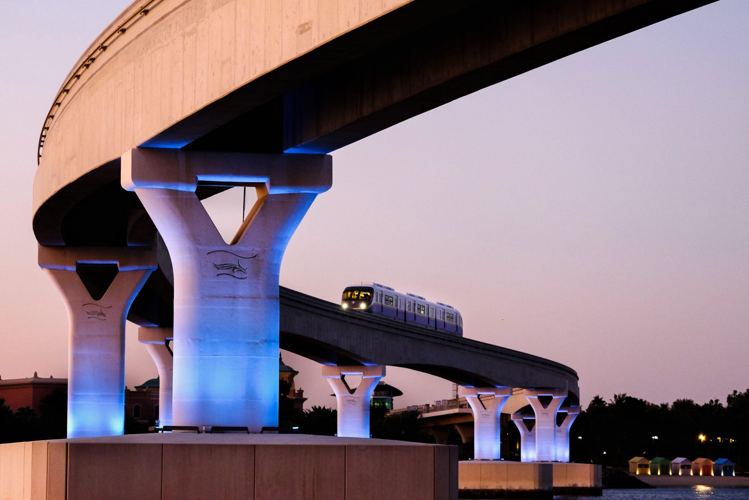 The Palm Jumeirah monorail in Dubai. The emirate is investing more than $10 billion in PPP for fields including infrastructure