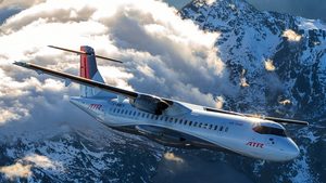 An ATR 72-600 in flight. Air Kerala will operate three of the aeroplanes in its initial stages