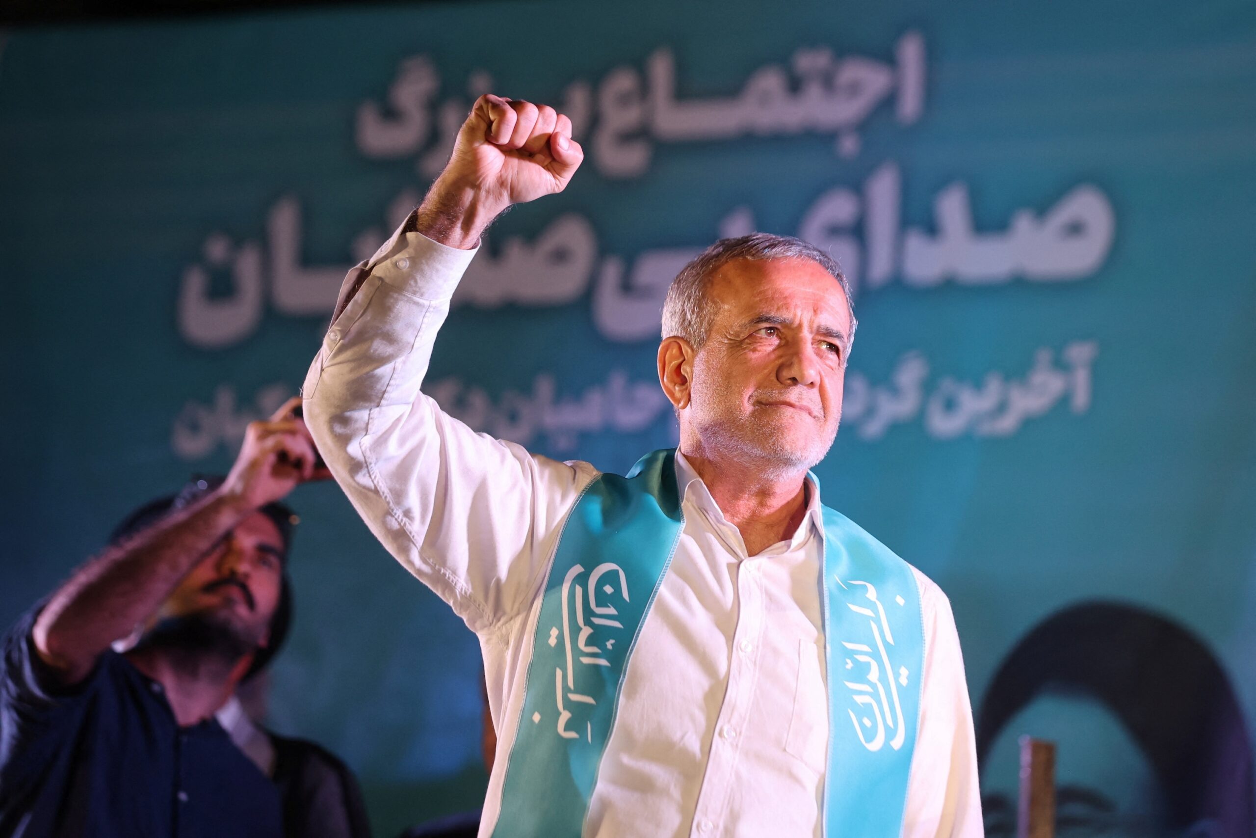 New Iranian president Masoud Pezeshkian