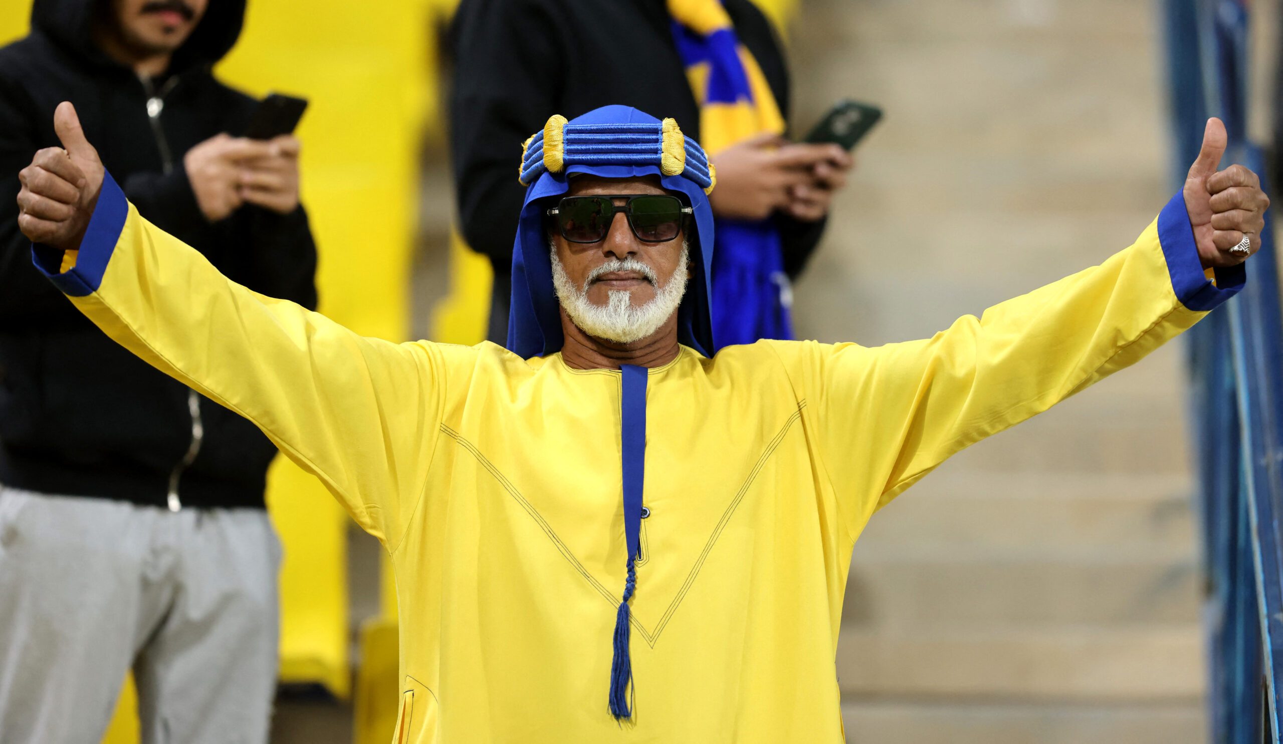 Saudi football Al Nassr supporter