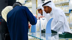 Shopping for gold jewellery in Doha, Qatar