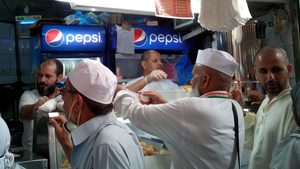 A takeaway food stall in Saudi Arabia. While local version of Western soft drinks are increasingly popular, PepsiCo Inc's profits in the region are soaring