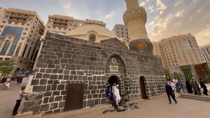 Abu Bakr, a historical mosque in Medina. Non-oil sectors such as religious tourism now account for 50 percent of the Saudi economy