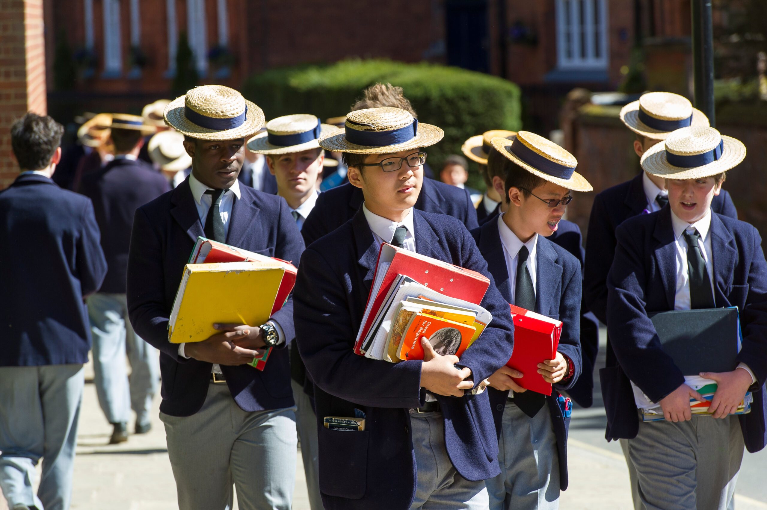 Students at England's Harrow School. Taaleem Holdings will own and operate Harrow International Schools