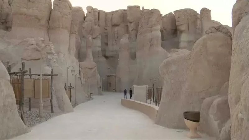 The Jabal Al-Qarah caves in Saudi Arabia. Bahrain was the top GCC source market, with 3.4 million tourists