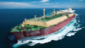 An LNG carrier operated by Qatar Energy. Kuwait imported 6.3m tonnes of LNG in 2023