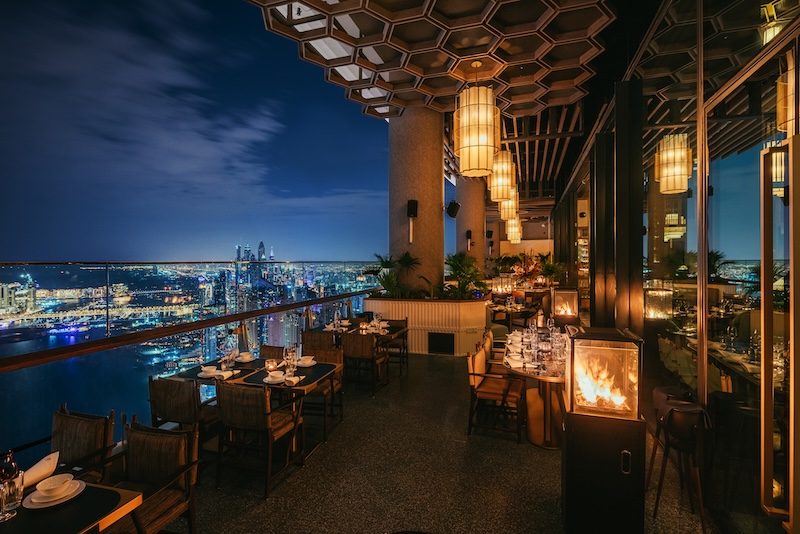 A view from the terrace of Sunset Hospitality Group's Mott 32 in Dubai, which was launched in 2022