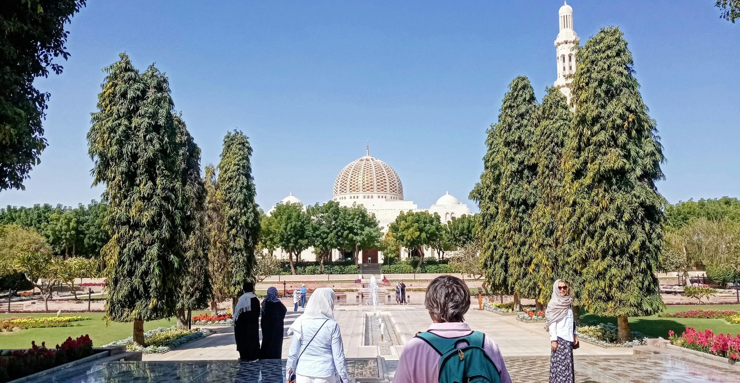 Oman visitors tourism Sultan Qaboos Grand Mosque in Oman