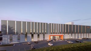 An artist rendering of Yondr's data centre in Northern Virginia, US. Mubadala says it aims to support Yondr's growth strategy