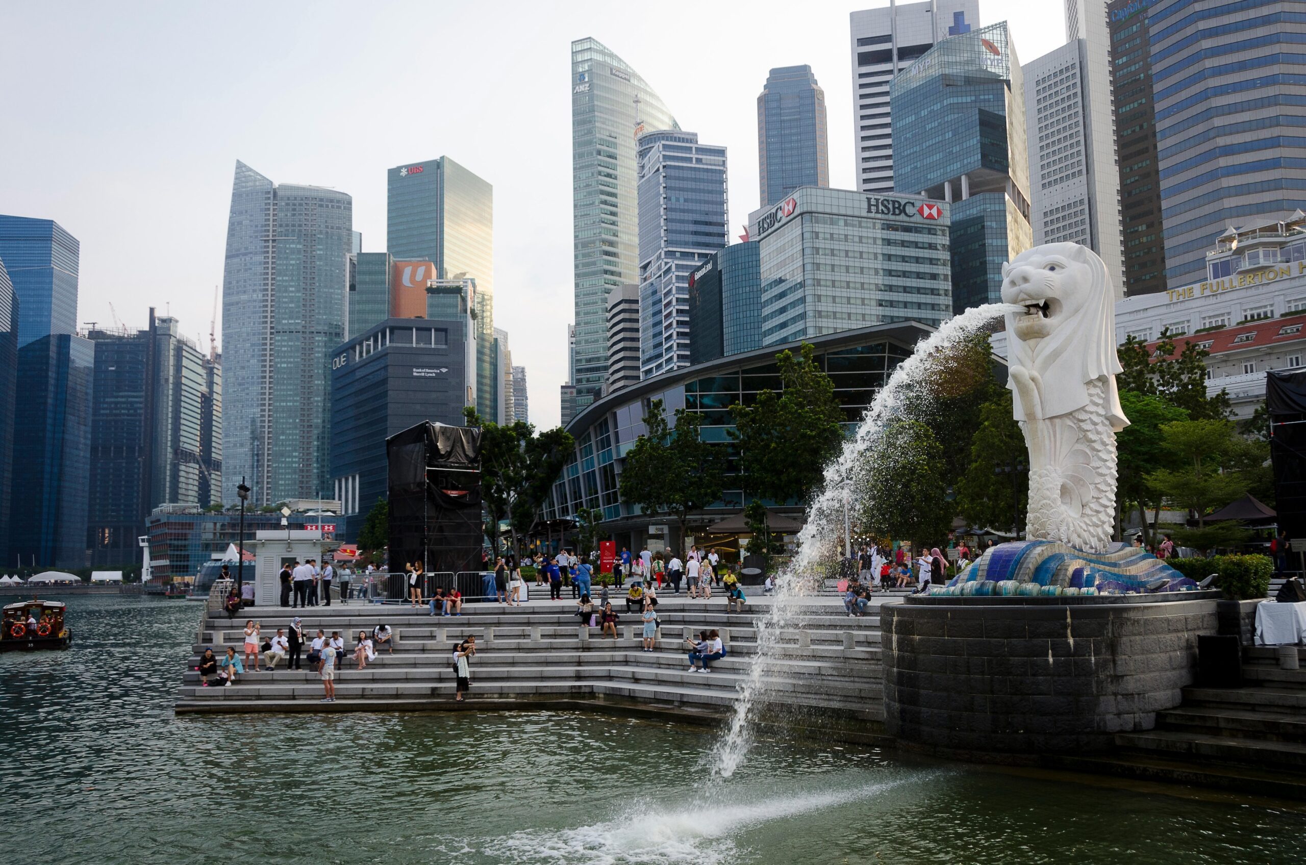 The Singapore CBD. Dubai is being viewed as an increasingly important destination by the Bank Of Singapore