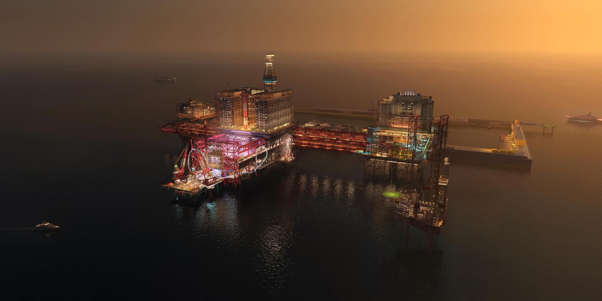 The Rig infrastructure Saudi giga-projects