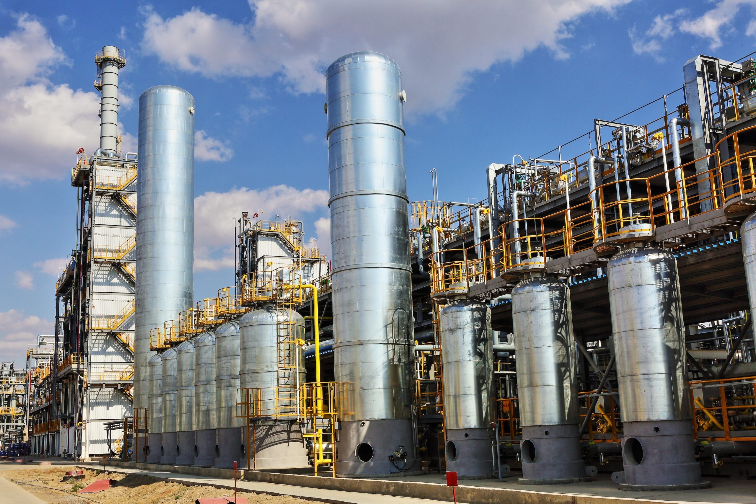 A hydrogen purification and production plant in Kazakhstan. Egypt hopes to produce 5.6 million tonnes of hydrogen a year by 2040