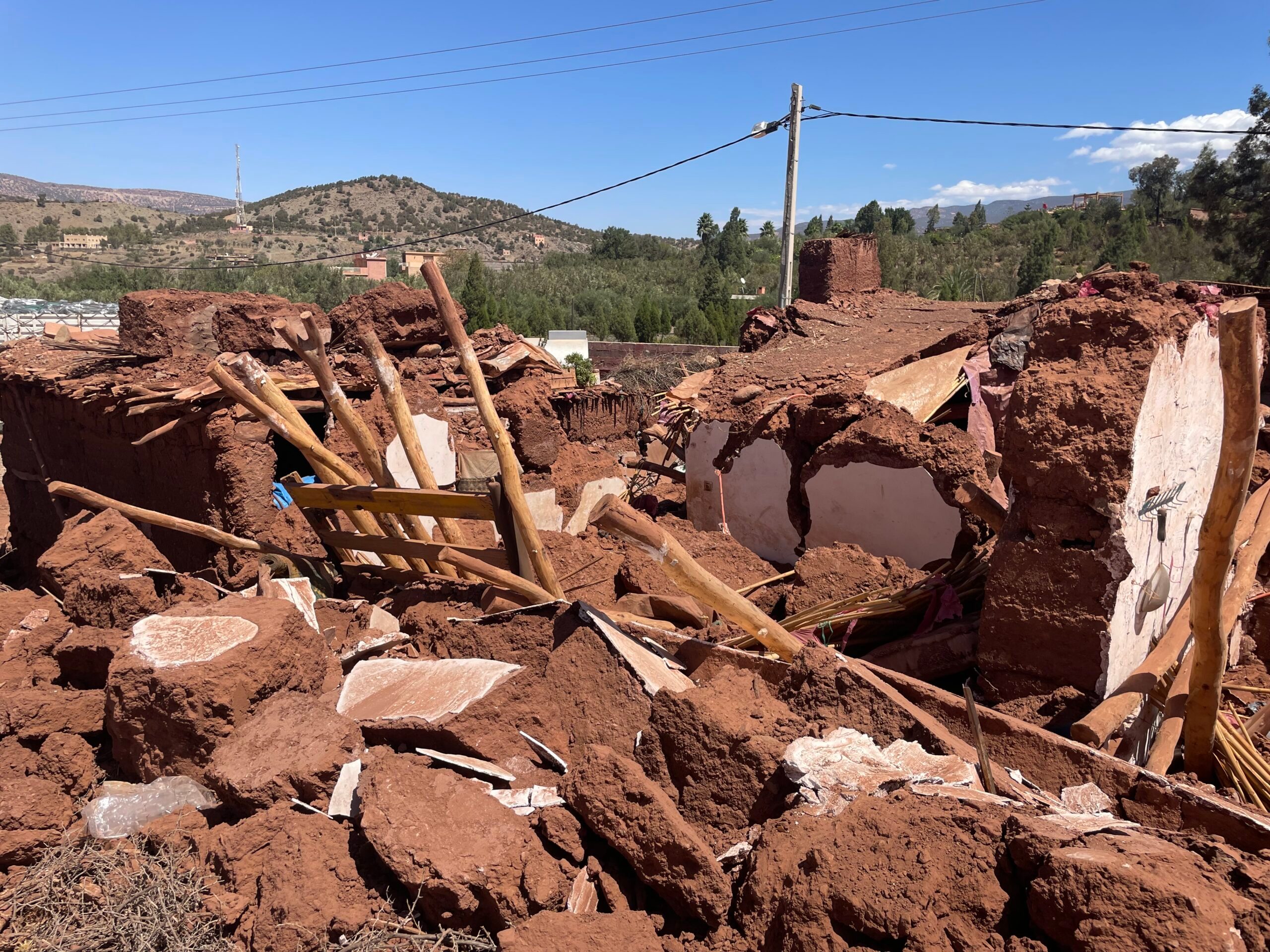 Morocco earthquake Ouirgane