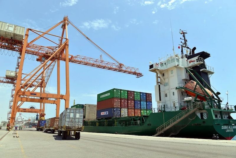 The UAE's Khalifa Port. The UAE is Saudi Arabia's leading trade partner, with exports totalling SAR 15.1 billion