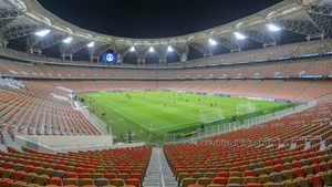 King Abdullah stadium north of Jeddah, built by BESIX. The Belgian contractor has started work on the 47,000-seater in Al Khobar