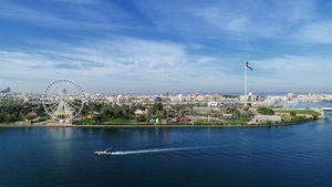 A view of the Sharjah corniche. The new water desalination plant has an operational target of 2028